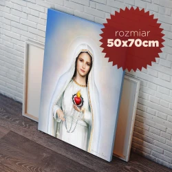 Matka Boża Fatimska obraz na płótnie 70 cm